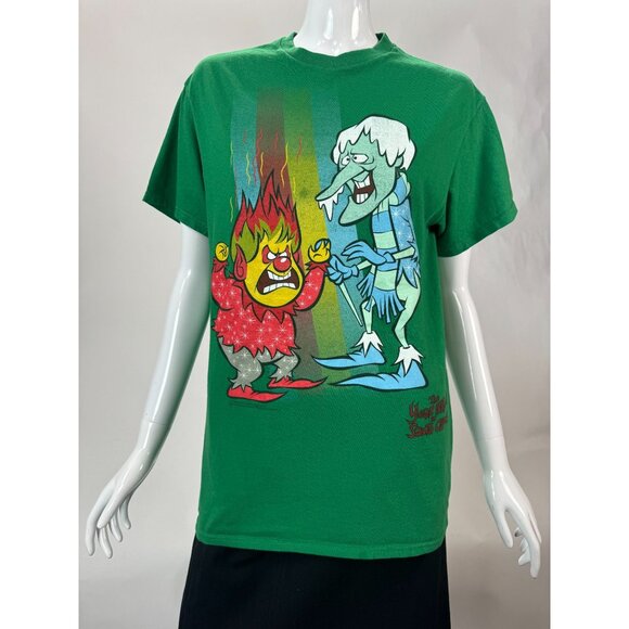 Delta Pro Weight "The Year Without A Santa Claus" Graphic Tee Shirt - M - 100% C - Picture 1 of 16